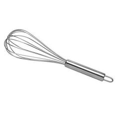 Batedor De Claras Fuê Fouet Inox 20cm - 123 Util, Fouet, Aço inox
