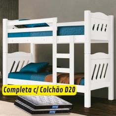 Beliche Reforçada Barreto Lonçarcci com 2 Colchões Probel Premium D20 