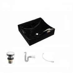 Kit Cuba Q440 com Válvula Click 1 Pol. Sifão Pvc e Flexível