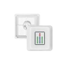 Mahjong Bamboo Bar 7 azulejos padrão teclado mecânico PBT kit de atualização para jogos