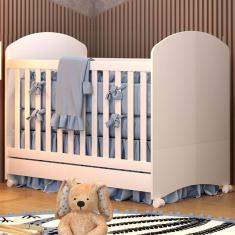 Berço Delicato 2 Em 1 Neve - Tcil Móveis