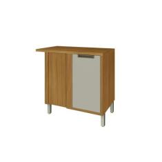 Balcão de Cozinha Modulado Canto reto Imperatriz 1 Porta c/ Tampo Frei