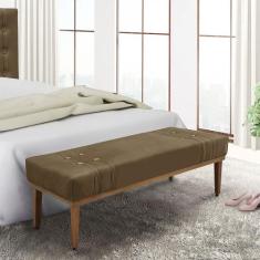 Recamier Banqueta Divã Quarto Casal Banco Estofado 1,6 M - Artemis - M