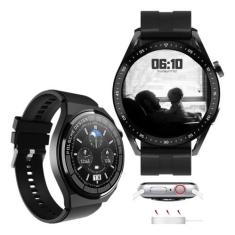 Relógio Inteligente SmartWatch Redondo HW3 Ultra Max Redondo Monitor E