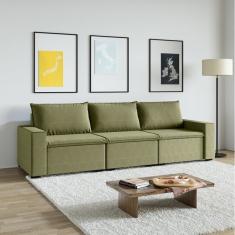 Sofá Modular 1 Módulo Direito 1 Módulo Central 1 Módulo Esque