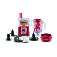 Processador De Alimentos Multichef 7 Em 1 MP74 - Arno, Vermelho, 220V