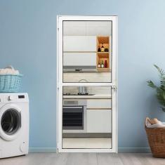 Porta Visione De Alumínio 210x70 Lado Direito Branco