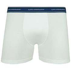 Cueca Lupo Boxer Algodão Com Elastano 523-003 1110-Branco G
