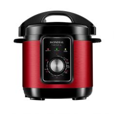 Panela De Pressão Elétrica Mondial Pratic Cook 3L Red 127V