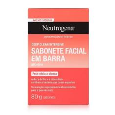 Sabonete Facial Neutrogena Deep Clean 80g, 100g