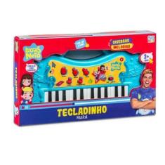 Teclado Musical Infantil Com Luz/som Luccas Neto Multikids, Colorido