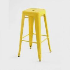 Banqueta Alta em Aço Iron Rivatti