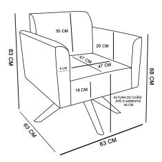 Kit 2 Poltronas Giratória Marisa Suede Base Madeira Rose