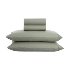 Jogo de Lençol Casal Home Style Essencial, SOLTEIRO, VERDE