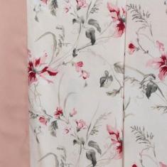 Jogo de Lençol Queen 04 Peças Urbe 200 Fios Floral Casa Dona, ROSE