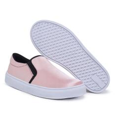 Tênis Feminino Slip On Calce Fácil Casual-Feminino
