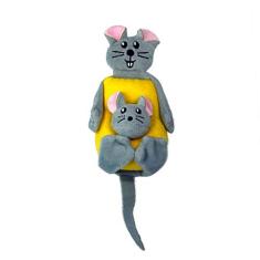 Brinquedo Para Gatos Ratinho Kong Pull-a-partz Chezzy Catnip