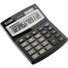 Calculadora de Mesa MV4124  Solar/Bateria - Elgin