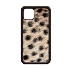 Capa de celular com design abstrato de penas de leopardo para iPhone 11 Pro Max