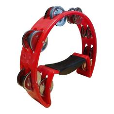 Pandeiro Meia Lua Liverpool PML 001 Vermelho Platinelas 16 Pares