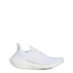 adidas Tênis de corrida feminino Ultraboost 21, Branco/Cinza, 36