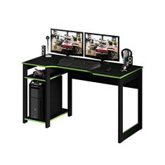 Mesa Gamer Multimóveis Cr25049 Preta/verde