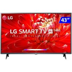 Smart TV 43 LG Full HD 43LM6370 WiFi, Bluetooth, hdr, ThinQAI compatível com Inteligência Artificia