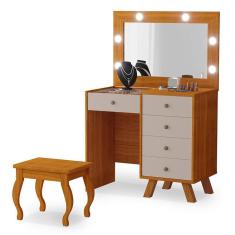 Penteadeira Camarim Luna com Banqueta - Móveis Luapa