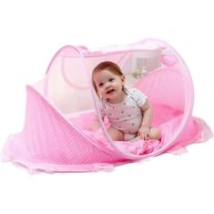 Berço Tenda Cercadinho Portátil Mosquiteiro Colchão Envio 24 - Sou Mai