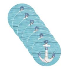 Sousplat Ancora - NSW, Sem base, 6 Peças