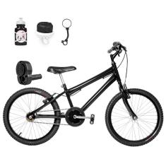 Bicicleta Infantil Masculina Aro 20+Kit Passeio e Acelerador