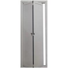 Porta Camarão de Alumínio Lambril 2,10 x 0,70 Com Kit Trilho e Puxador