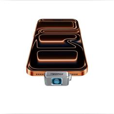 TWOPAN Nano SSD de 256 GB, SSD externo USB-C com trava de impressão digital, compatível com Steam Deck, PS5, bastão de selfie, Android, iPad, iPhone 17/16/15, MacBook, viagens e backup