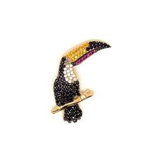 CORRENTE DE OURO 18K COM 50CM E TUCANO