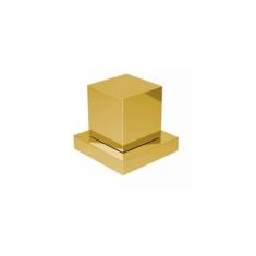 Acabamento Registro Quadrado Padrão Deca Dourado Brilhante