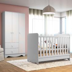 Quarto Infantil Berço e Guarda Roupa Ben Móveis Peroba