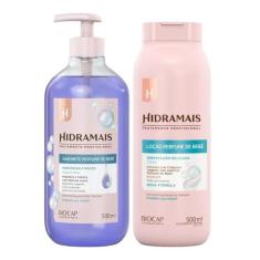 Kit 1 Sabonete Perfume de bebê 500ml 1 Loção Creme Perfume de bebê Hid