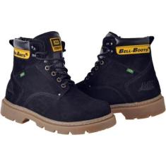 Bota Adventure Masculina Couro Macia Resistente Confortável - Bell Boo