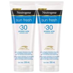 Kit 2 Protetor Solar Neutrogena Sun Fresh Corpo FPS 30 200ml