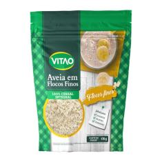 Aveia Flocos Finos, Bege, Vitao, 200 g