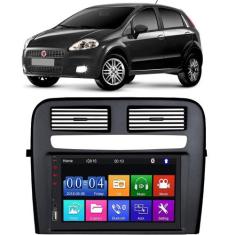 Kit Multimidia MP5 Punto 08 09 10 11 12 7 Pol TouchScreen BT Espelhame