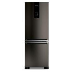 Geladeira Brastemp Frost Free Inverse A+++ 479L Black Inox Com Super Capacidade E Smart Flow BRE58FE 220V