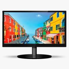 Monitor 18.5'' Led, Widescreen, Preto - Pctop M1p185hdmi