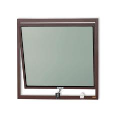 Janela de Alumínio Maxim-Ar 60x80cm Vidro Mini Boreal Plus Brimak Corten