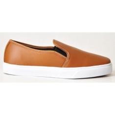 Tênis Casual Iate Slip on Sem Cadarço Calce Facil Macio Confort F-Feminino