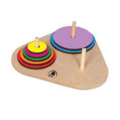 Brinquedo Educativo Pedagógico Torre De Hanoi