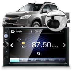 Central Multimídia Mp5 S10 2014 Câmera Espelhamento Bluetooth Usb