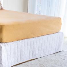 Lençol de Malha 100% algodão Queen com elástico 1 Peça - Bella Enxovai