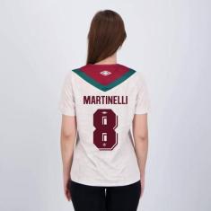 Camisa Umbro Fluminense III 2024 Feminina 8 Martinelli, P