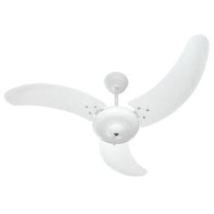 Ventilador Búzios Branco 110v 3 Pás Brancas Sem Lustre
